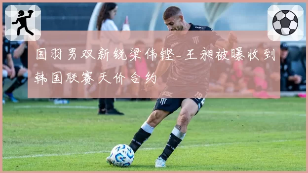 国羽男双新锐梁伟铿_王昶被曝收到韩国联赛天价合约